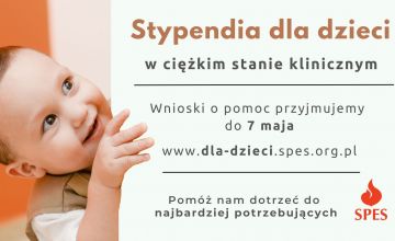 Program Pomocy Dzieciom - stypendia dla dzieci w ciężkim stanie klinicznym